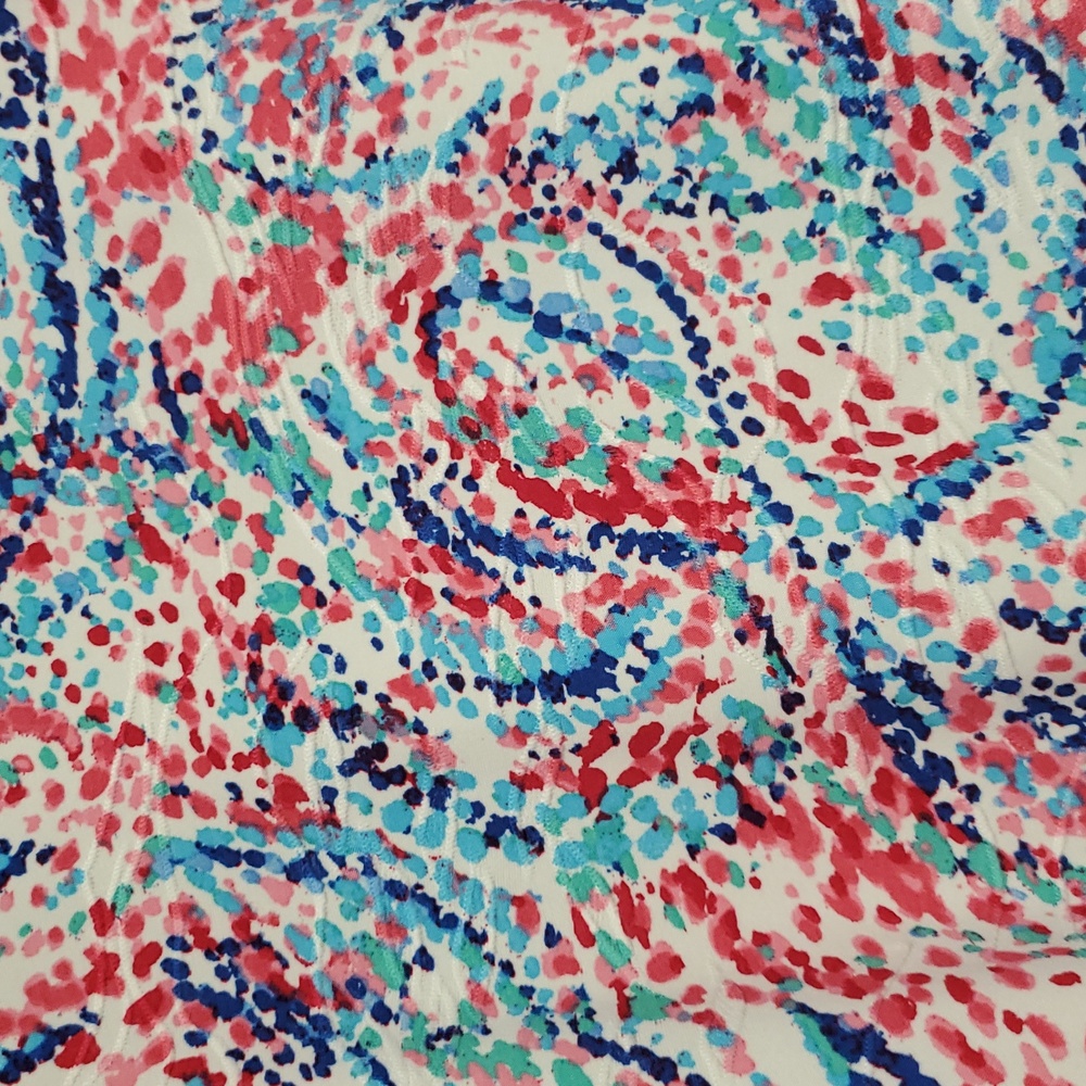 Colorful Abstract Women's Top - Picture 2 of 3